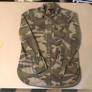 J.crew Camo Shirt